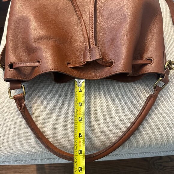 Madewell Leather Lafayette Bucket Bag Crossbody NWT - Picture 11 of 12